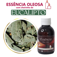 Foto do produto Essência Concentrada Eucalipto - Oleosa (Base Dietilfitalato) Para Velas - 100Gr
