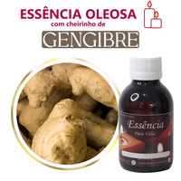 Foto do produto Essência Concentrada Gengibre - Oleosa (Base Dietilfitalato) Para Velas - 100Gr