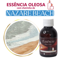 Foto do produto Essência Oleosa para Velas Nazare Beach  (Base Dietilfitalato) 100 g