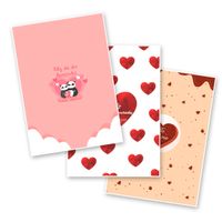 Foto do produto Papel Para Embalar Sabonete Offset (Sulfite) Dia dos Namorados (14,5 X 20,5cm) 10 Unidades