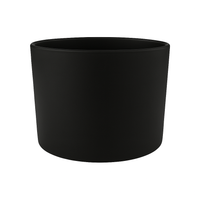 Foto do produto Copo Pote Vidro Patê Preto Fosco para Vela Artesanal 150ml 