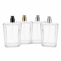 Foto do produto Frasco Vidro Classic Retangular Para Perfume 100ml Recrave Com Valvula Spray Luxo Varias Cores 