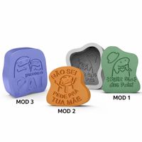 Foto do produto Molde de Silicone Flork Dia dos Pais