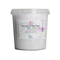 Foto do produto Cera de Palma Vegetal V&G 900g Base para Velas Artesanais e Aromáticas