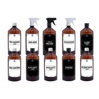 Foto do produto Frasco PET Ambar 1L para Lavanderia com Rótulo em Vinil à Prova d'Água