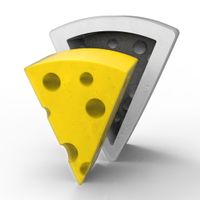 Foto do produto Forma de Silicone Fatia de Queijo Comida Artesanato para Sabonete Resina Gesso Vela Biscuit
