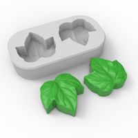 Foto do produto Molde de Silicone 2 Folhas de Uva Pequena