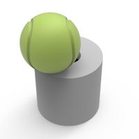 Foto do produto Molde de Silicone Bola de Tênis Para Sabonete Vela Decoração Resina Artesanato