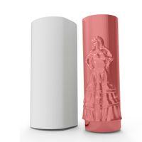 Foto do produto Molde de Silicone Pomba-Gira Vela dos Orixás Vela de 7 Dias Artesanal Esoterica  Religiosa