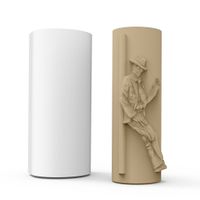 Foto do produto Molde de Silicone Zé Pelintra Vela Artesanal de Orixá Para Rituais e Oferendas | Umbanda e Candomblé