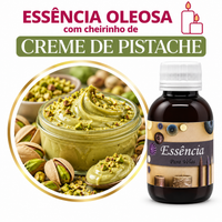 Foto do produto Essência Concentrada Creme de Pistache - Oleosa (Base Dietilfitalato) Para Velas - 100Gr