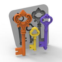 Foto do produto Molde de Silicone Chaves 3Cav.