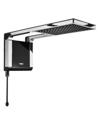 Foto do produto Chuveiro elétrico de parede Lorenzetti Acqua Ultra Storm preto-cromado 7.800kW 220V