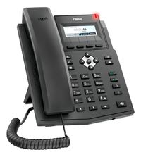 Foto do produto Telefone Preto C/fio 2 Linhas e 2 Contas Tela LCD X1SP Fanvi