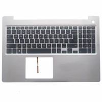 Foto do produto Carcaça Superior C/Teclado Dell Inspiron 15 5570 5575 Prata - Novo