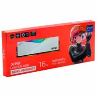 Foto do produto Memoria Desktop DDR5 16GB 6000mhz 1.35 Lancer Rgb Branca Xpg Adata