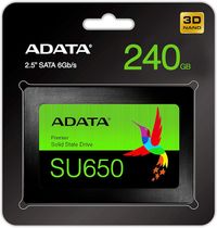 Foto do produto SSD 240GB Adata SU650 Ultimate