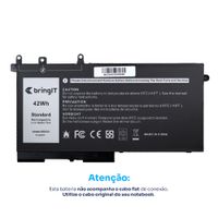 Foto do produto Bateria Dell 11.4v 42/47Wh 3600/4100mAh Latitude 5480 5580 5490 3DDDG (BB11-DE138)