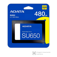 Foto do produto SSD 480GB Adata SU650