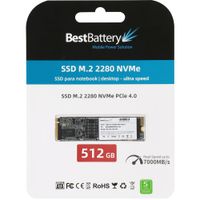 Foto do produto Nvme 512GB M.2 BBDI Pcie 4.0 2280 (SM2-2280NVME-512G)