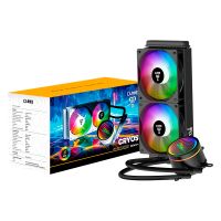 Foto do produto Water Cooler 240mm Cryos Night RGB CLANM Preto