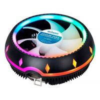 Foto do produto Cooler CPU LGA775/115X/1200/1366/1700 AM4 CP-M600 RGB LED Exbom