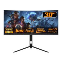 Foto do produto Monitor 30.0 200HZ Curvo Full HD 1ms HDMI/DP FreeSync SFEF-3015-B SuperFrame