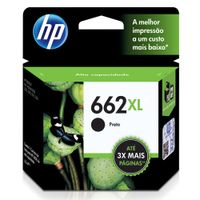 Foto do produto Tinta Cartucho HP 662 XL Preto 6,5ml