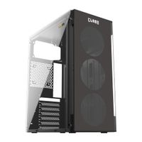 Foto do produto Gabinete Gamer Smog Mid Tower S/Fan Preto Clanm