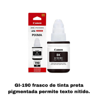 Foto do produto Tinta Canon 190 Black 135ml