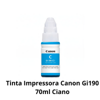 Foto do produto Tinta Canon 190 Ciano 70ml