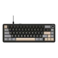 Foto do produto Teclado Desktop Mecânico S/Fio X66 65% Bluetooth 2.4g Attack Shark Star Black