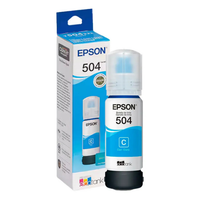 Foto do produto Tinta Epson T504 Ciano 70ml