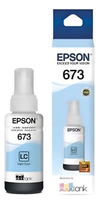 Foto do produto Tinta Epson T673 Ciano claro 70ml