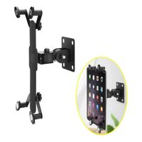 Foto do produto Suporte Tablet Parede Clamp Presilha Ipad Samsung Preto