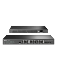 Foto do produto Switch 24Pt Gigabit Gerenciável L2+ de 24, 4 Slots SFP JetStream TL-SG3428 V2