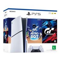 Foto do produto Console PlayStation 5 Slim 1TB PS5 Midia Fisica Sony 110V