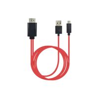 Foto do produto Cabo HDMI Macho x Usb e Micro Usb Macho