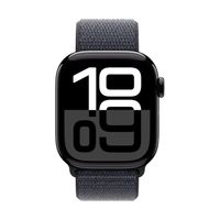 Foto do produto Apple Watch Series 10 (GPS) 42mm Jet Black Aluminum Ink Sport Loop A2997 S/M GPS