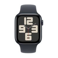 Foto do produto Apple Watch SE (GPS) 44mm Space Gray Aluminum Midnight Sport Band GPS
