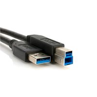 Foto do produto Cabo Usb Tipo B E Tipo A 3.0 Super Speed 5gb/s 1,8m Cor Preto