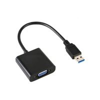 Foto do produto Cabo USB 3.0 Macho x VGA Fêmea Conversor Digital Super speed Knup