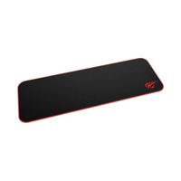 Foto do produto Mousepad Gamer Havid HV-MP830 30x90cm Costura vermelha Preto