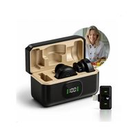 Foto do produto Microfone Lapela S/Fio Redondo Lightning Preto