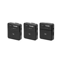 Foto do produto Microfone Lapela S/Fio Wireless Yookie YM07 USB-C Para IPH Preto