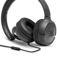 Foto do produto Fone de Ouvido Headphone JBL Tune 500 Preto C/Fio C/microfone