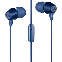 Foto do produto Fone de Ouvido JBL C50HI c/ microfone C/Fio azul