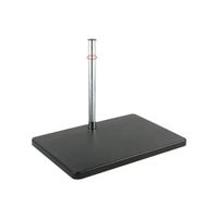Foto do produto Base Microscopio Metal 20cmx25cm com Haste 24.5cm