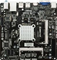 Foto do produto Placa Mae Integrado Intel Celeron 2.41Ghz DDR3 J1800NH2 BioStar S/CX