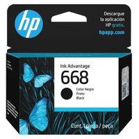 Foto do produto Tinta Cartucho HP 668 Preto 3ml